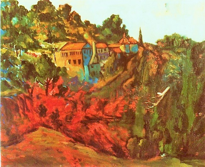 El monasterio de la Luz - O.S.Tela-58x81 - Paisajes