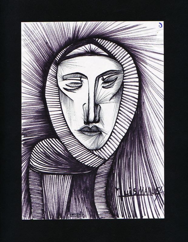 Inocencia - flomasters I - dibujos psicologicos s. papel 22x31