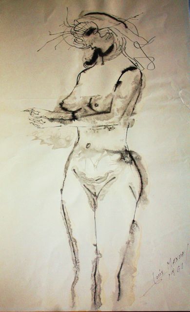 08 - 02 - 1961 - 01 - I - Desnudo - Tinta china