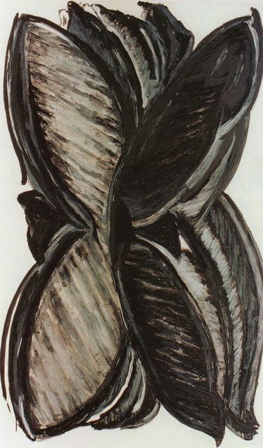 44 - 1988 - 01 - Alarido metamorfico - Terciopelo acrilico s. tela - 130x81.