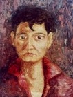 05 -Perico,el de las bicicletas - Oleo S. Tela -50 x45 -Retratos -