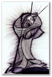 04-Chanson egocentrique -Dibujos psicologicos - S.Cuche 50x33 -Flomasters -l -