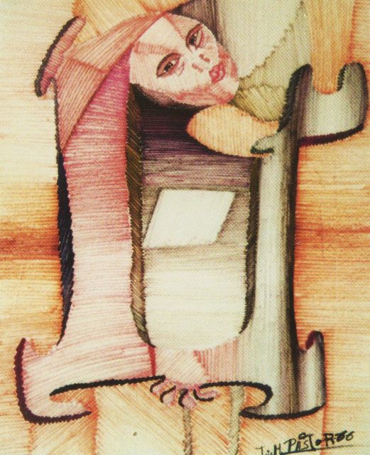 05 - Maternidad -Ella pide -S.  Cuché -47 x 36 -Flomasters - ll -