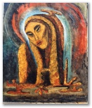 03 - Virgenzuca de la boca - Oleo s. tela - 60x47.