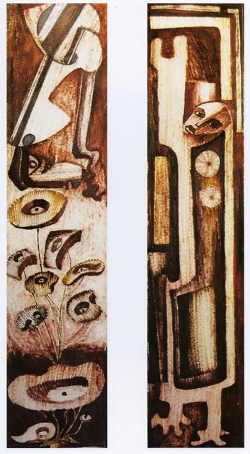 04 +05-Musica &  Ella -Bocetos Mural - Para la FICA -200 x60 -Flomasters -lll -