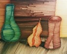 05 -Bodegon -Redoma vaso pera -F. S. Cartulina -20 x 30 -Flomasters -lV -
