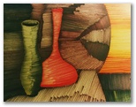 08 -Bodegon -Dos redomas -F. S .Cartulina -20 x 30 -Flomasters -lV -