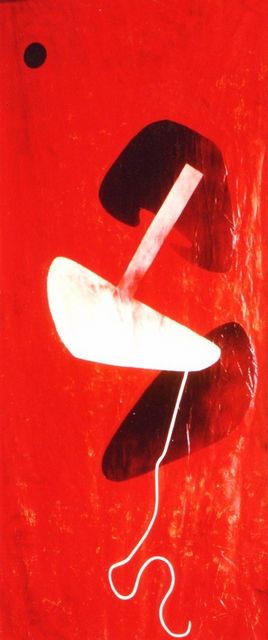 10 -Se descuelga un suspiro -Acrilico S. Tela -200x130 -Metafísica Espacial -