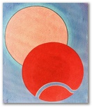 26 -Parte de dos -Oleo S. Tela -65 x54 -Puntillismo -