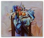08-Cabeza a palos -Oleo S. Tela -110 x110 -Subrrealismo -