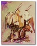 09 -Alas -pipa -Oleo S. Tela -90 x 65 -Subrrealismo -