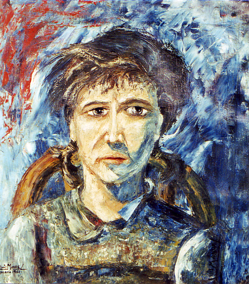 02 -Maribel-La Paladea - Oleo S. Tela -50 x45 -Retratos -