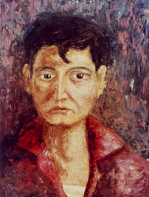 04 - Perico,el de las bicicletas - Oleo S. Tela -50 x45 -Retratos -