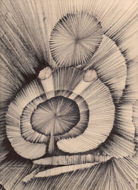 01 -Mujer Cuchara -1967 -F. S. Cartulina -33 x 25 -Flomasters -V -