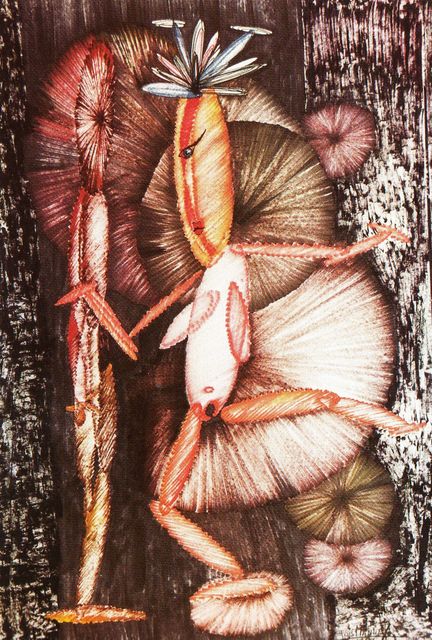 03 -Mujer Cuchara -V -F. S. Cartulina -50 x33 -Flomasters -V -