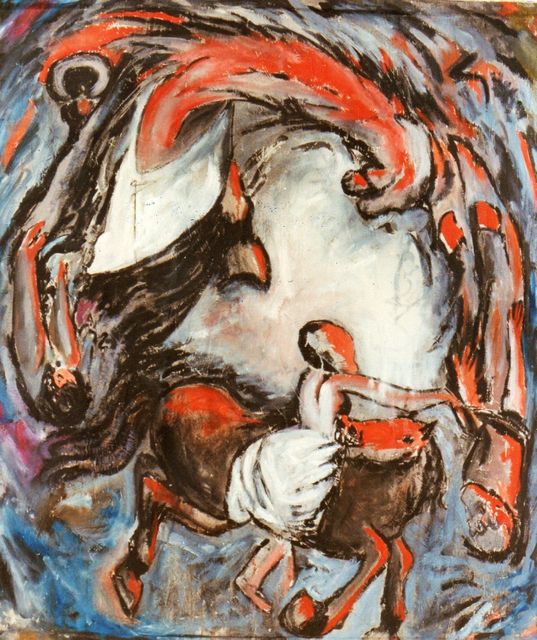 14 -Giro vertiginoso -Acrílico S. tela -140 x 130 -Rondó -