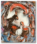 14 -Giro vertiginoso -Acrílico S. tela -140 x 130 -Rondó -